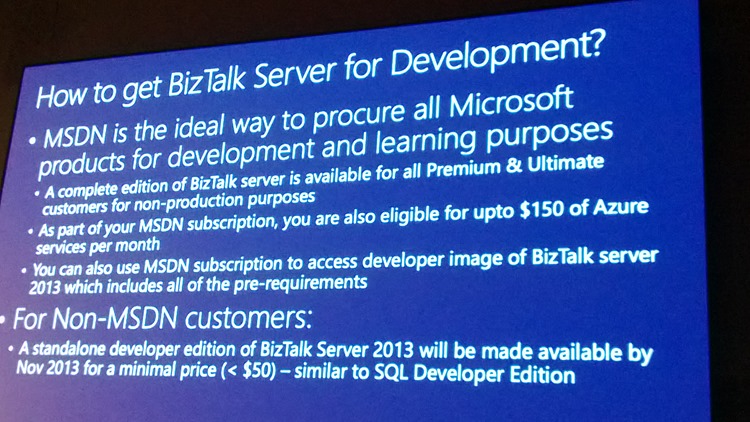 biztalk server for development