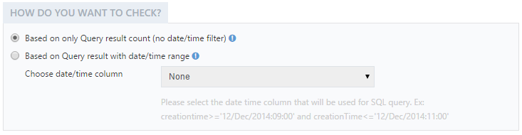 Data Monitoring Date Time Filter