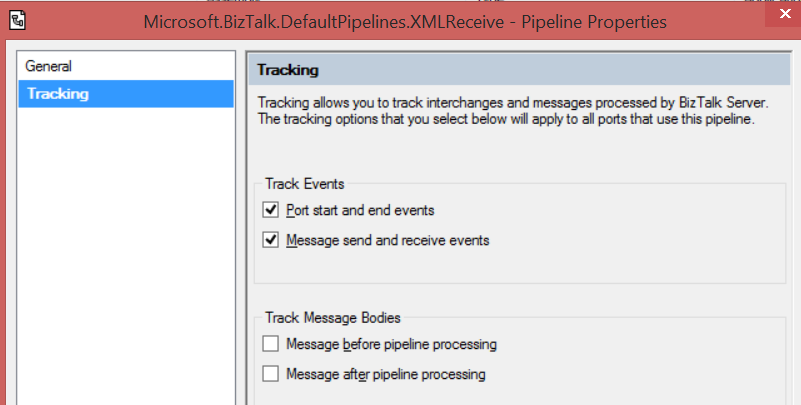 biztalk pipeline properties