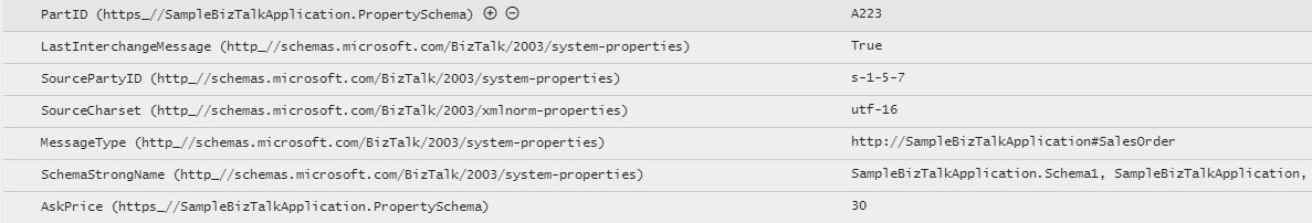 context properties