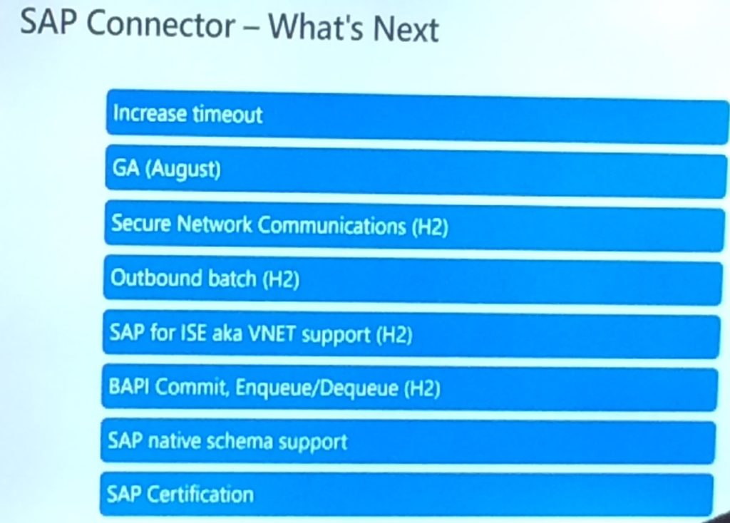 Integrate 2018 - SAP connector